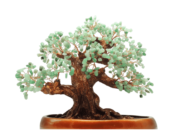 Árbol de cuarzo verde | 25cm x 18cm x 34cm - Image 2